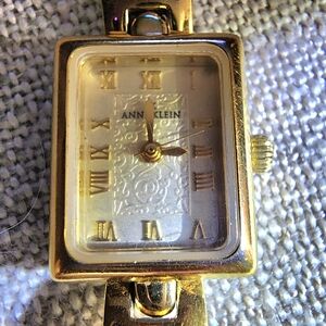 Anne Klein classic gold-tone watch.